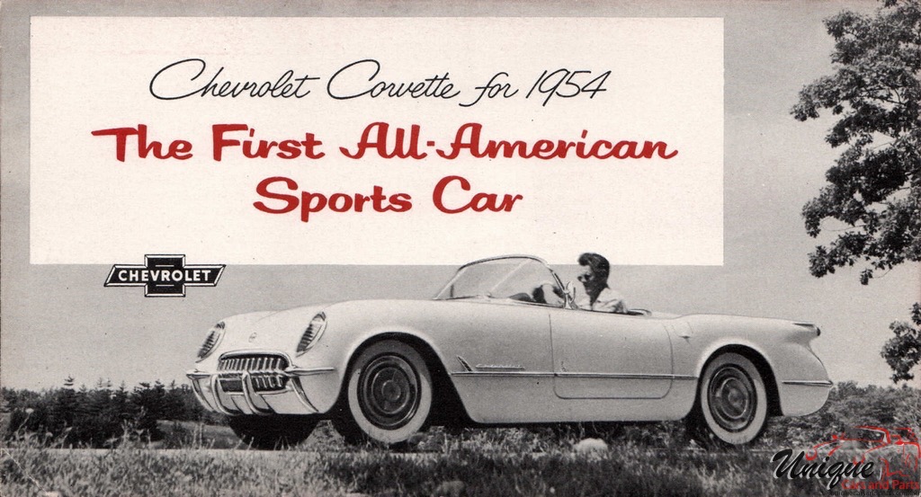 1954 Corvette Red Foldout Page 1